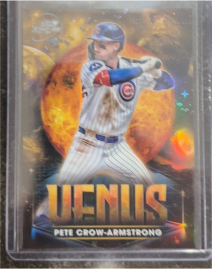 2025 Topps Cosmic Chrome Pete Crow-Armstrong Planetary Pursuit Venus — front