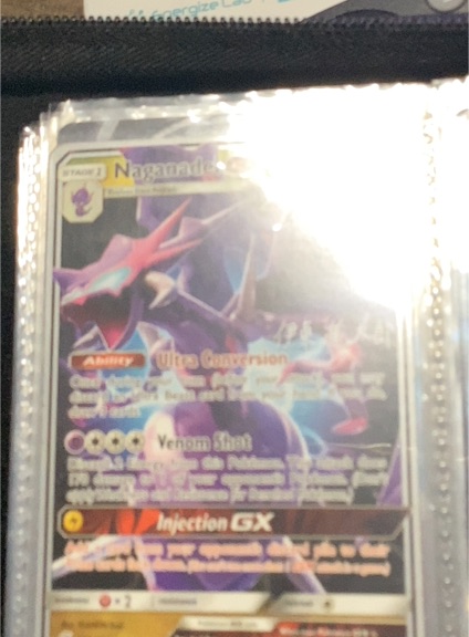 2019 Pokémon Sun & Moon Unified Minds #160 Naganadel GX — front