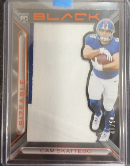2025 Panini Black Sizeable Memorabilia #SIZ-CSO Cam Skattebo — front