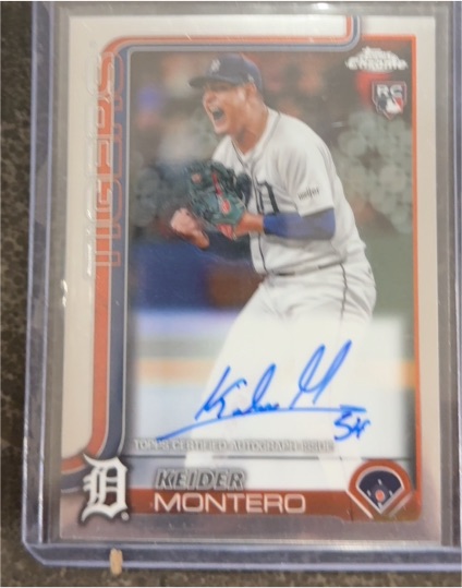 2025 Topps Chrome Update #RA-KM Keider Montero — front