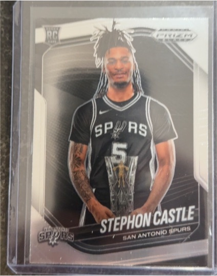 2024-25 Panini Prizm Black #96 Stephon Castle — front