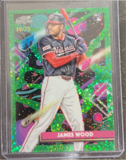 2025 Topps Cosmic Chrome #1 James Wood — front