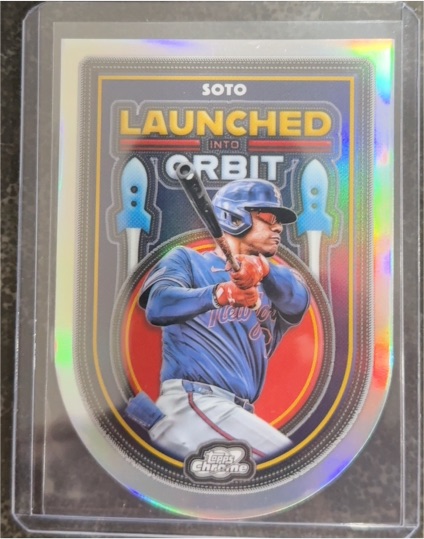 2025 Topps Cosmic Chrome #LIO-11 Juan Soto Launched Into Orbit — front