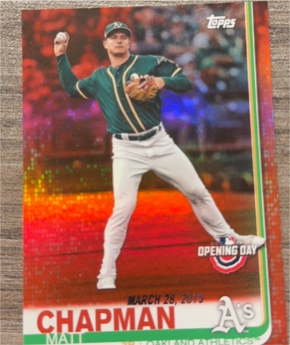 2019 Topps Opening Day #135 Matt Chapman — front
