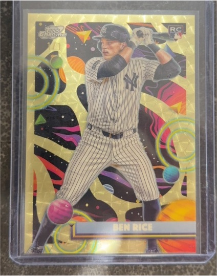 2025 Topps Chrome Cosmic #174 Ben Rice — front