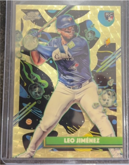 2025 Topps Chrome Cosmic #84 Leo Jiménez — front