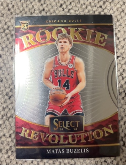 2024-25 Panini Select #13 Matas Buzelis Rookie Revolution — front