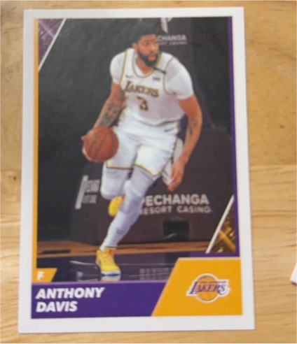 2021-22 Panini NBA Sticker & Card Collection #59 Anthony Davis — front