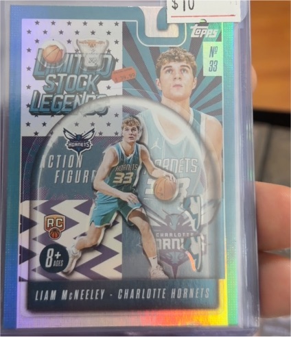 2025-26 Topps #LST-29 Liam McNeeley Limited Stock Legends RC — front
