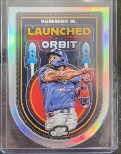 2025 Topps Chrome Cosmic #LIO-26 Vladimir Guerrero Jr. Launched Into Orbit — front