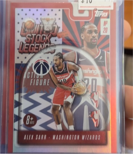2025-26 Topps Limited Stock Legends #LST-35 Alex Sarr — front