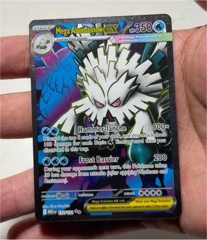 Pokemon TCG Mega Abomasnow ex 157/132 Mega Evolution — front