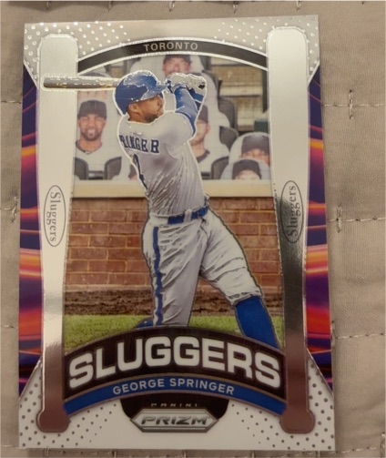 2021 Panini Prizm Sluggers #SL9 George Springer — front