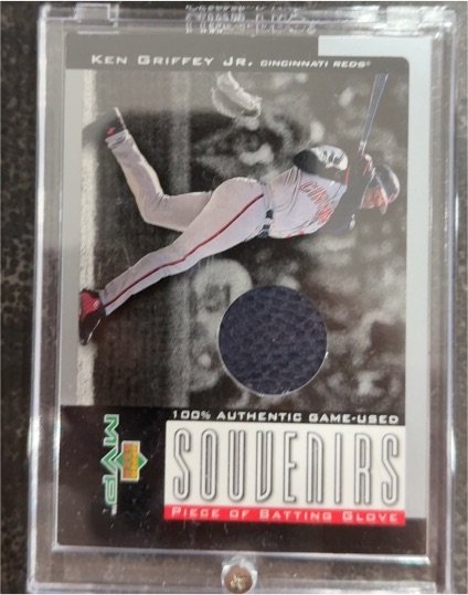 2001 Upper Deck MVP Souvenirs #G-KG Ken Griffey Jr — front