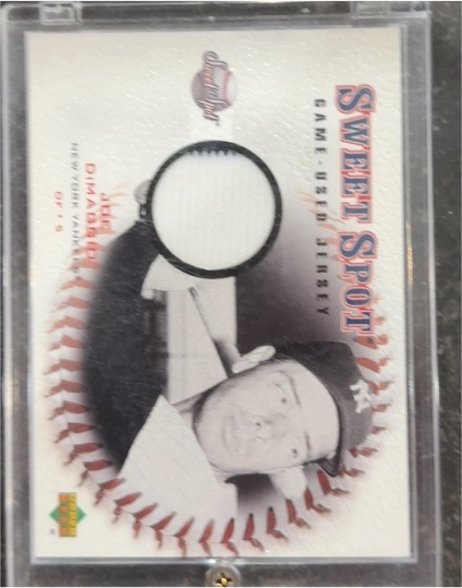 2001 Upper Deck Sweet Spot #J-JD Joe DiMaggio — front