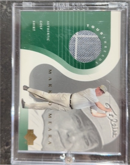 2001 Upper Deck Tour Threads #TT-MO Mark O'Meara — front