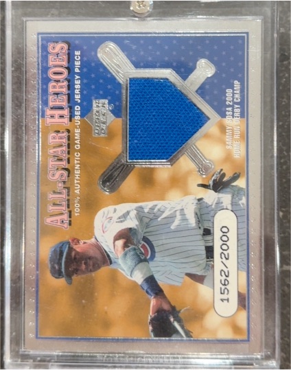 2001 Upper Deck All-Star Heroes #ASH-SS Sammy Sosa — front