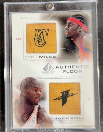 2000-01 Upper Deck SP Game Floor #C5 Darius Miles Marc Jackson — front