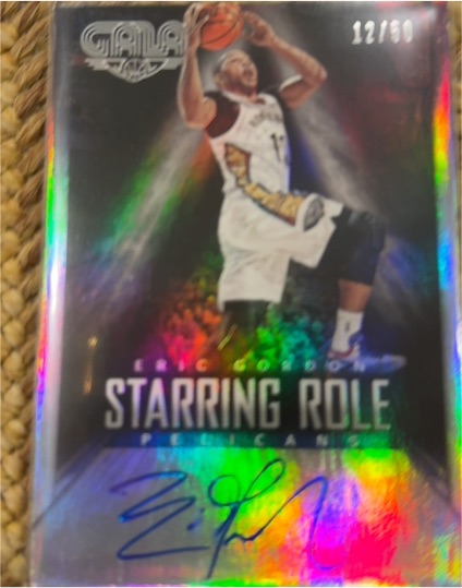 2014-15 Panini Gala #22 Eric Gordon Starring Role Signatures — front