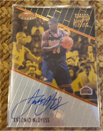 1999-00 Bowman's Best #BBA8 Antonio McDyess — front