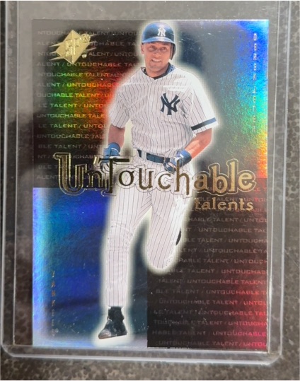 2001 Upper Deck SPx Untouchable Talents #UT6 Derek Jeter — front
