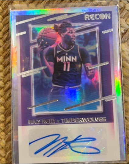 2020-21 Panini Recon Signatures #RS-NAZ Naz Reid — front