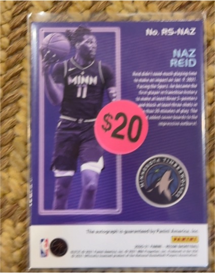 2025 Panini #RS-NAZ Naz Reid — front
