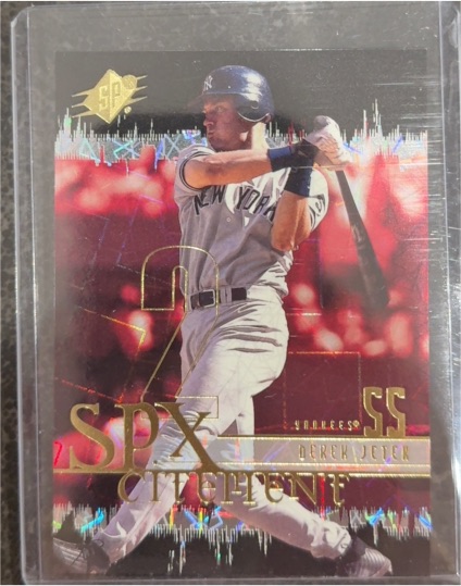 2000 Upper Deck SPx SPXcitement #XC1 Derek Jeter — front