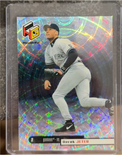 1999 Upper Deck HoloGrFX #38 Derek Jeter — front