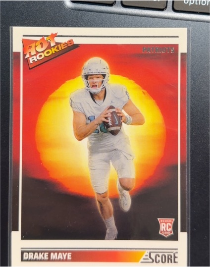 2024 Panini Score Hot Rookies #2 Drake Maye — front