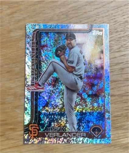 2025 Topps Update #US100 Justin Verlander — front