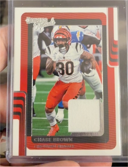 2025 Panini Donruss Threads #DTH-CBN Chase Brown — front