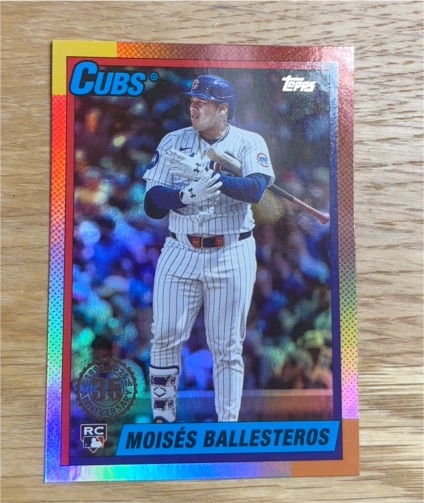 2025 Topps Update #U90-12 Moisés Ballesteros — front