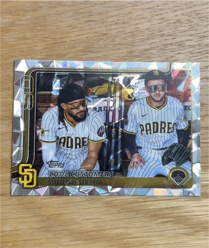 2025 Topps Update #US221 Cool Customers Fernando Tatis Jr./Jackson Merrill — front