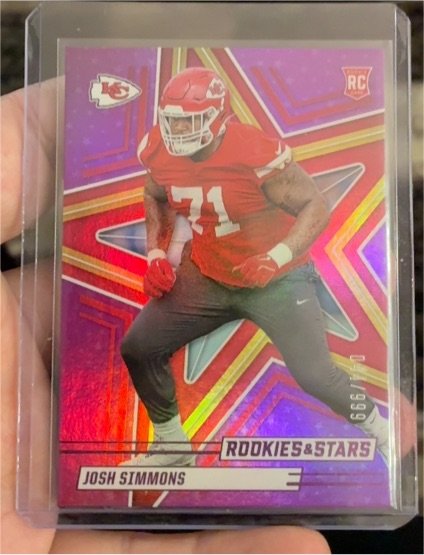 2025 Panini Rookies & Stars #703 Josh Simmons — front