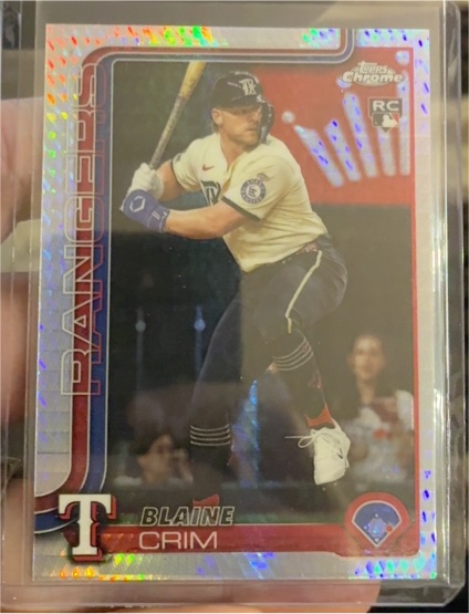 2025 Topps Chrome Update #USC83 Blaine Crim — front