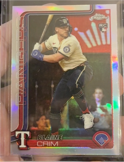 2025 Topps Chrome Update #USC83 Blaine Crim — front