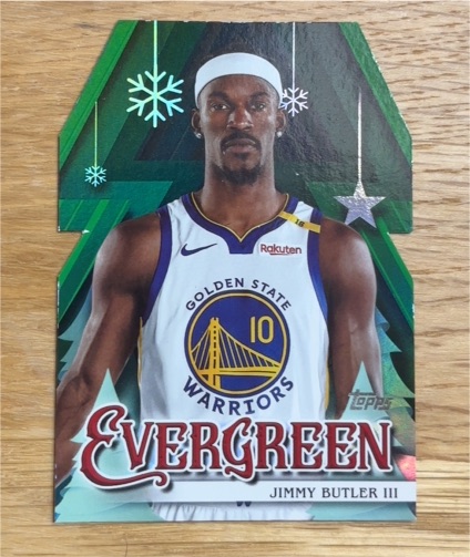 2025-26 Topps Holiday Evergreen Die-Cut #EV-JB Jimmy Butler III — front