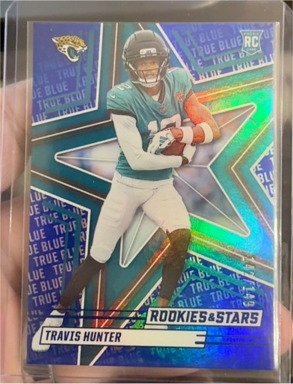 2025 Panini Rookies & Stars True Blue Travis Hunter — front