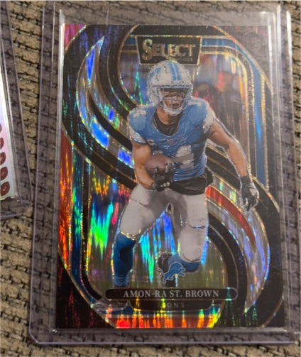 2024 Panini Select Premier Level #105 Amon-Ra St. Brown — front