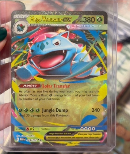 2025 Pokémon Mega Evolution #003 Mega Venusaur EX — front