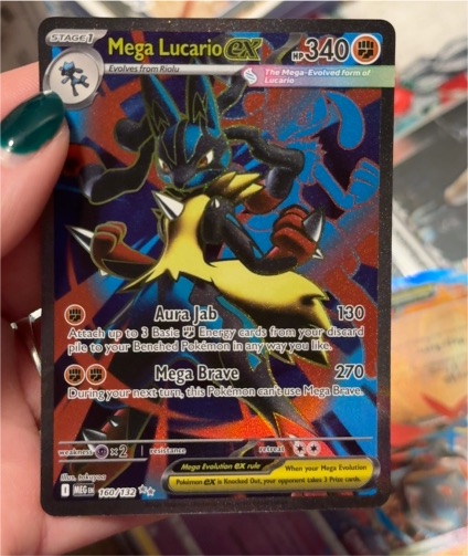 Pokémon TCG ME01: Mega Evolution #160/132 Mega Lucario ex — front