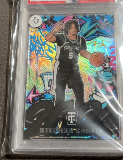 2024-25 Panini Totally Certified Graffiti #13 Stephon Castle — front