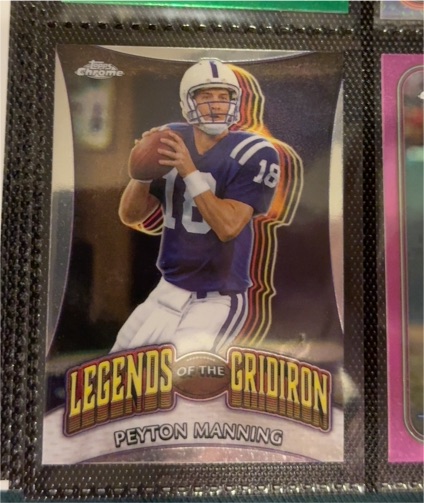 2024 Topps Chrome Legends of the Gridiron #LOG-2 Peyton Manning — front