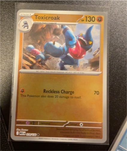 2023 Pokemon TCG Mega Evolution #079 Toxicroak — front