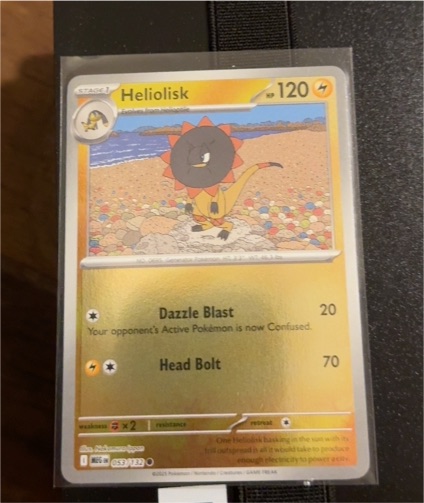 2016 Pokemon Mega Evolution #053 Heliolisk — front