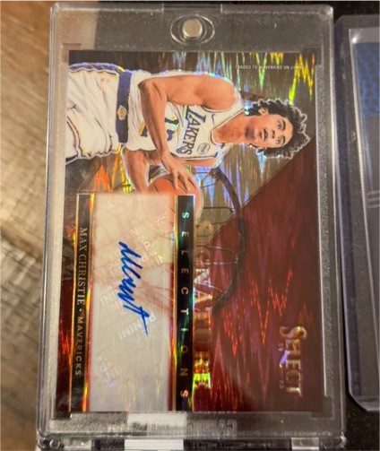 2024 Panini Select Signature Selections Max Christie #Signature Selections — front