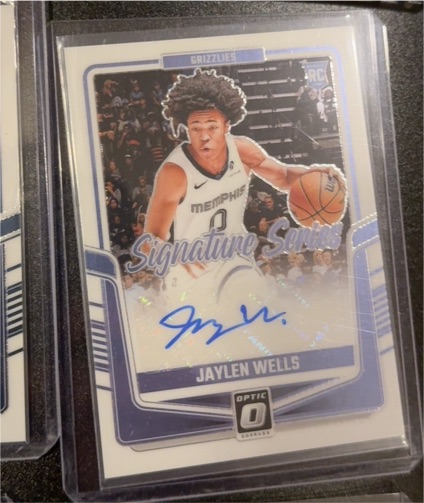 2024-25 Panini Donruss Optic Signature Series #SS-WEL Jaylen Wells — front