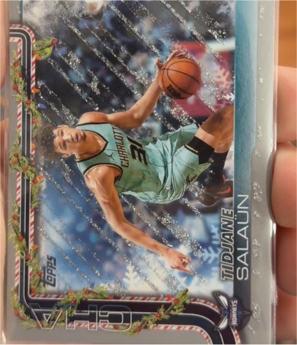 2025-26 Topps Holiday #H57 Tidjane Salaün — front