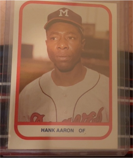 1987 TCMA #1-1957 Hank Aaron Milwaukee Braves — front